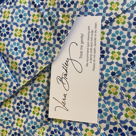 Vera Bradley Large Zip Travel Organizer Wallet - Capri - New - Picture 5 of 5